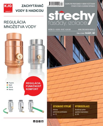 Střechy-Fasády-Izolace 4/2018