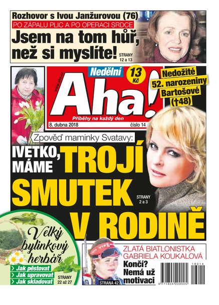 Nedělní AHA! - 8.4.2018