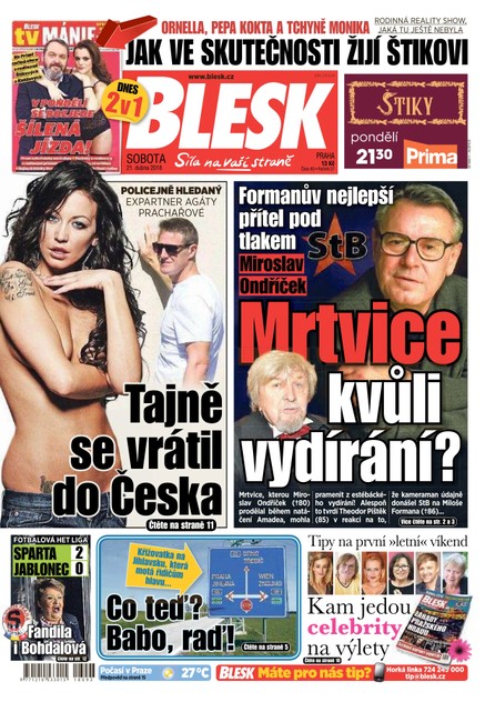 Blesk - 21.4.2018