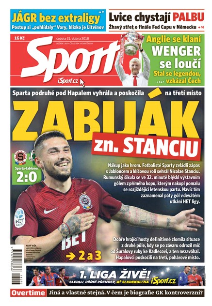 Sport - 21.4.2018