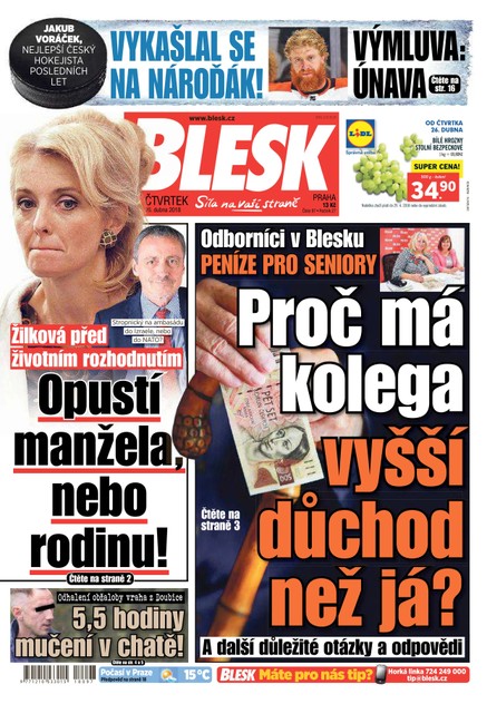 Blesk - 26.4.2018