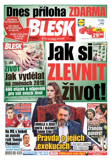 Blesk - 30.4.2018