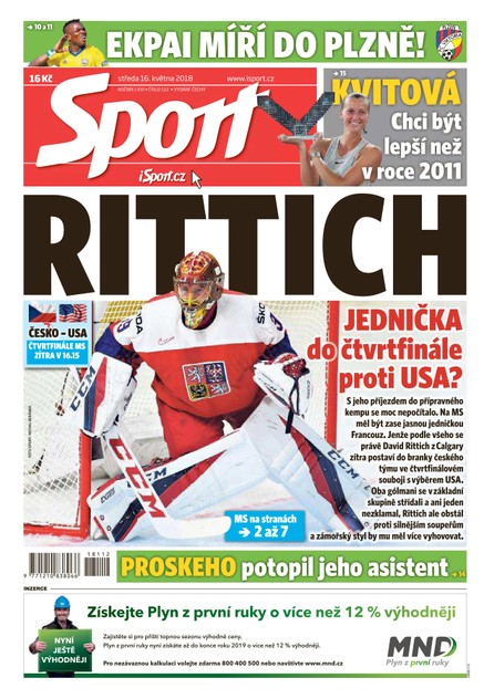 Sport - 16.5.2018