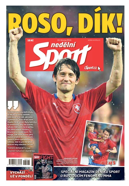 Nedělní Sport - 10.6.2018