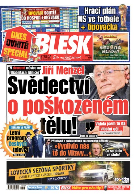 Blesk - 13.6.2018