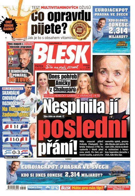 Blesk - 22.6.2018