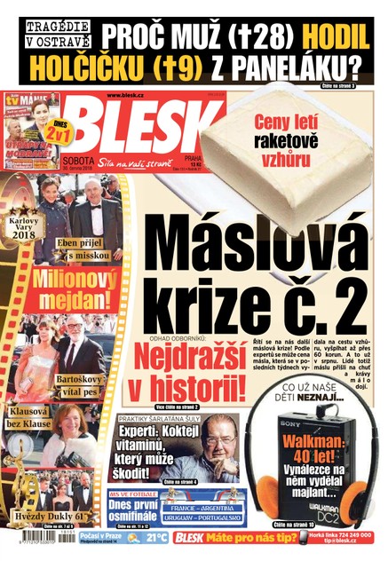 Blesk - 30.6.2018