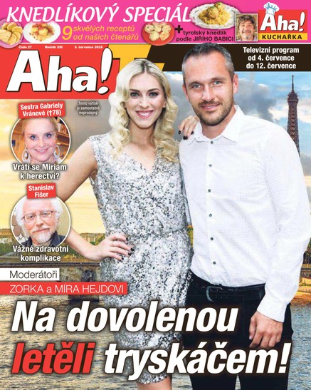 AHA! Tv magazín - 3.7.2018