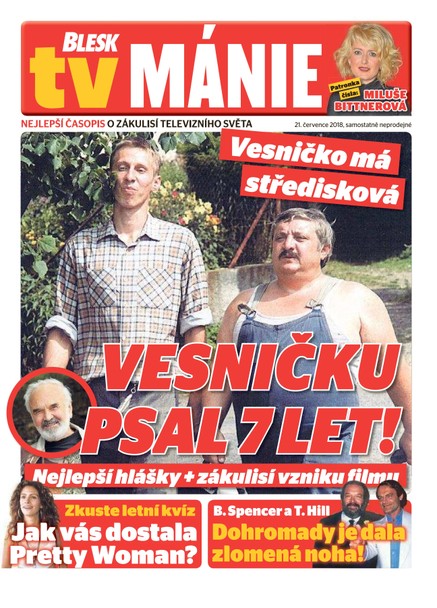 Blesk Tv manie - 21.7.2018