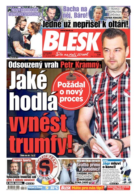 Blesk - 31.7.2018