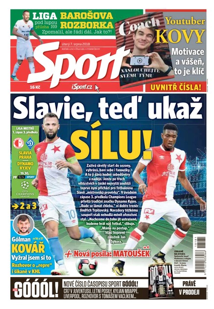 Sport - 7.8.2018