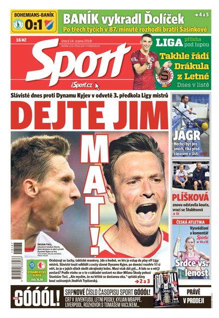 Sport - 14.8.2018