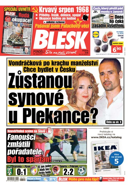 Blesk - 20.8.2018
