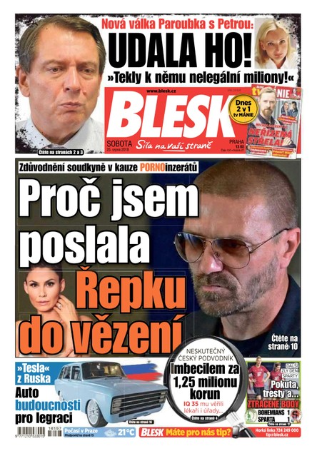 Blesk - 25.8.2018