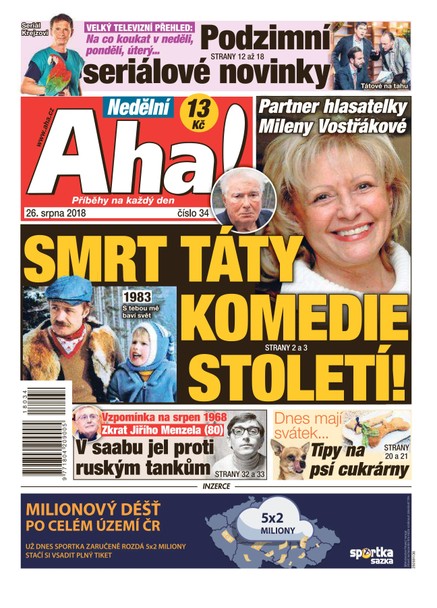 Nedělní AHA! - 26.8.2018