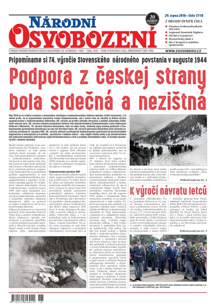 Národní Osvobození 17-18/2018