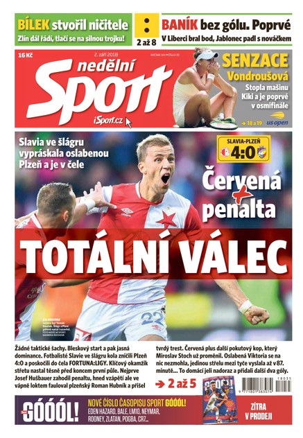 Nedělní Sport - 2.9.2018