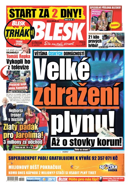 Blesk - 12.9.2018