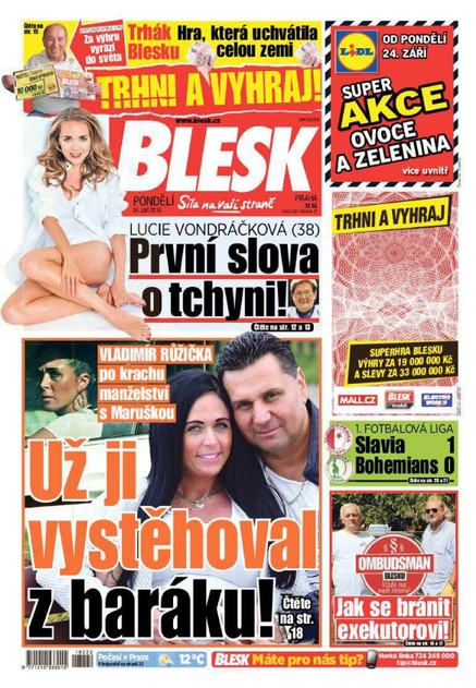 Blesk - 24.9.2018