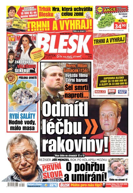 Blesk - 27.9.2018