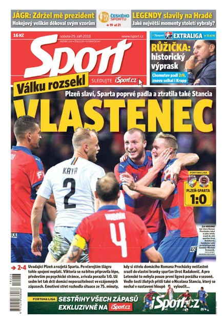 Sport - 29.9.2018