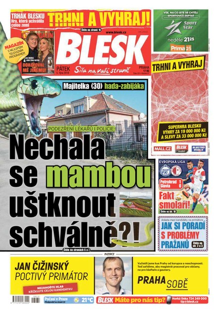 Blesk - 5.10.2018