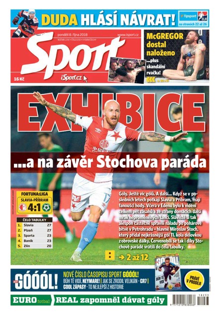 Sport - 8.10.2018