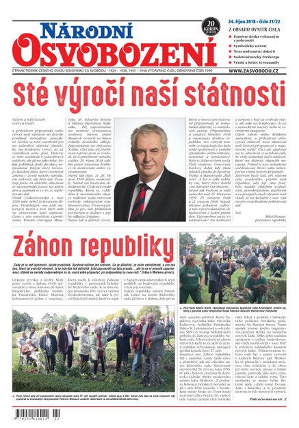 Národní Osvobození 21-22/2018