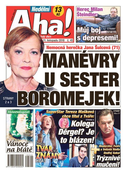 Nedělní AHA! - 11.11.2018