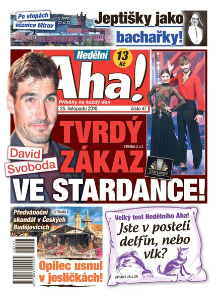 Nedělní AHA! - 25.11.2018