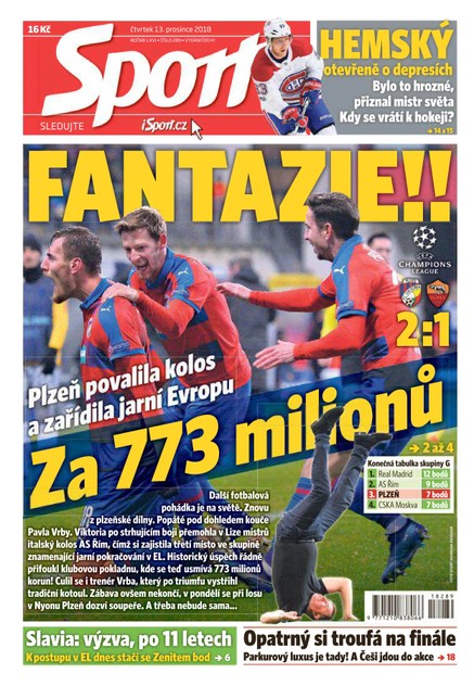 Sport - 13.12.2018