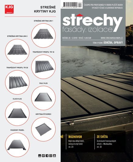 Střechy-Fasády-Izolace 2/2019