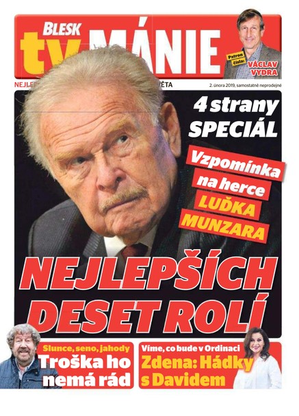 Blesk Tv manie - 2.2.2019