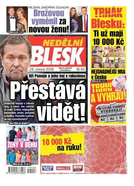 Nedělní Blesk - 24.2.2019