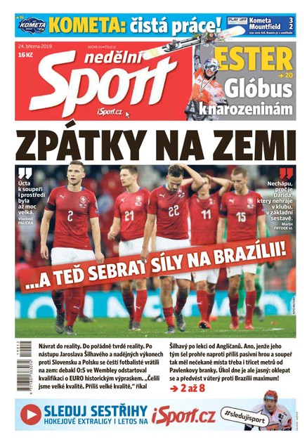 Nedělní Sport - 24.3.2019