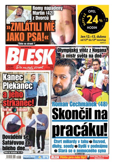 Blesk - 9.4.2019