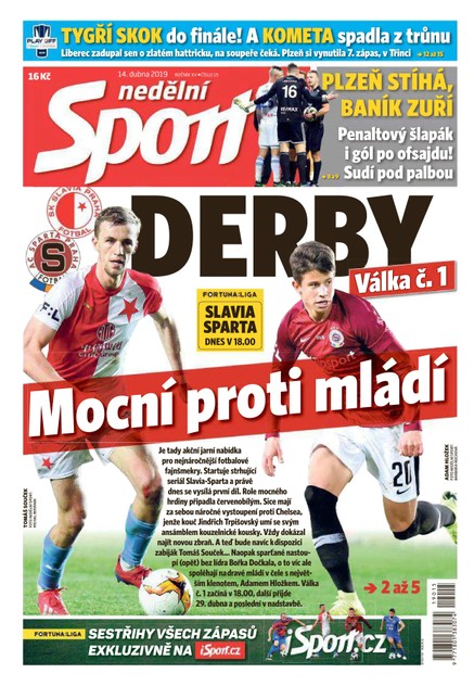 Nedělní Sport - 14.4.2019