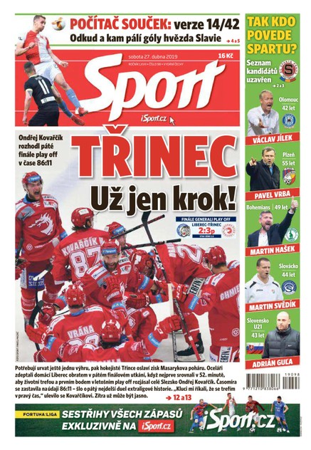 Sport - 27.4.2019