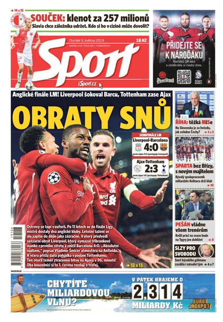 Sport - 9.5.2019