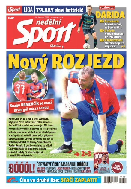 Nedělní Sport - 16.6.2019