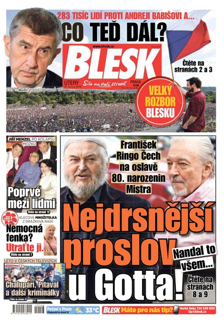 Blesk - 25.6.2019