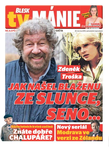 Blesk Tv manie - 29.6.2019