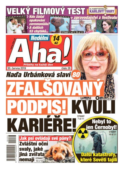 Nedělní AHA! - 30.6.2019