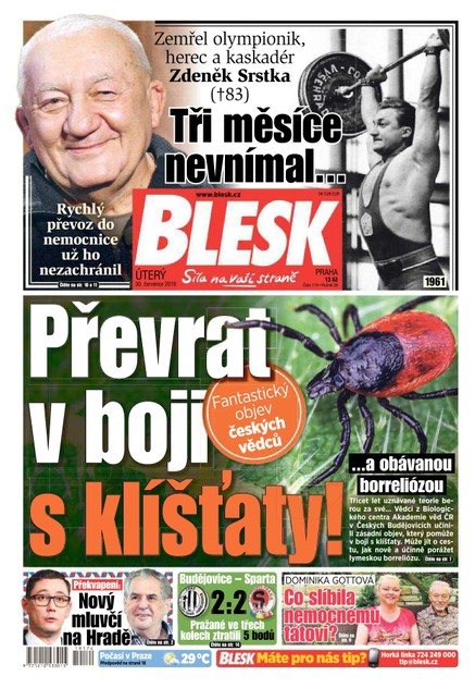 Blesk - 30.7.2019
