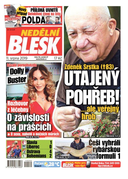 Nedělní Blesk - 11.8.2019