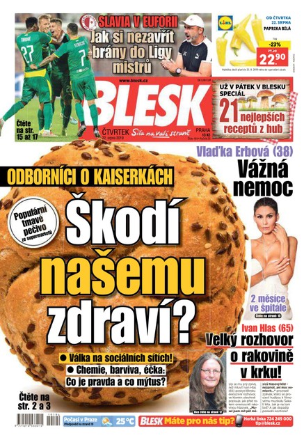 Blesk - 22.8.2019