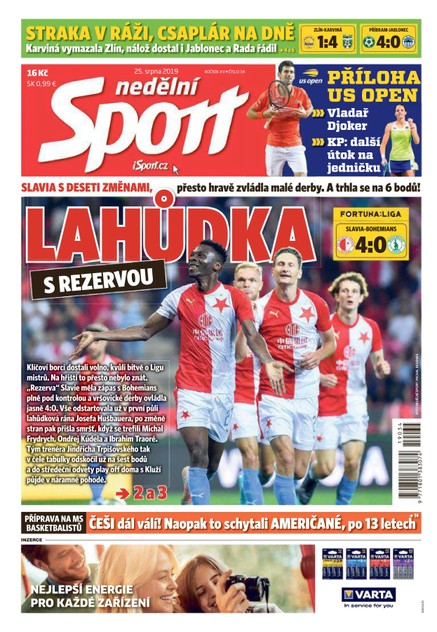 Nedělní Sport - 25.8.2019