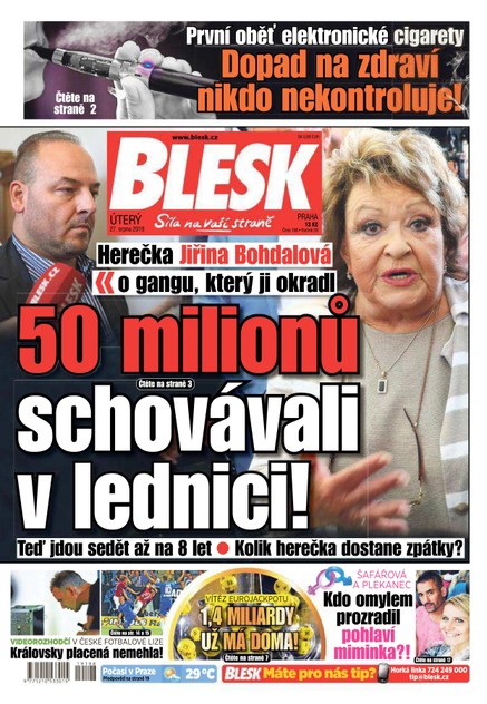 Blesk - 27.8.2019