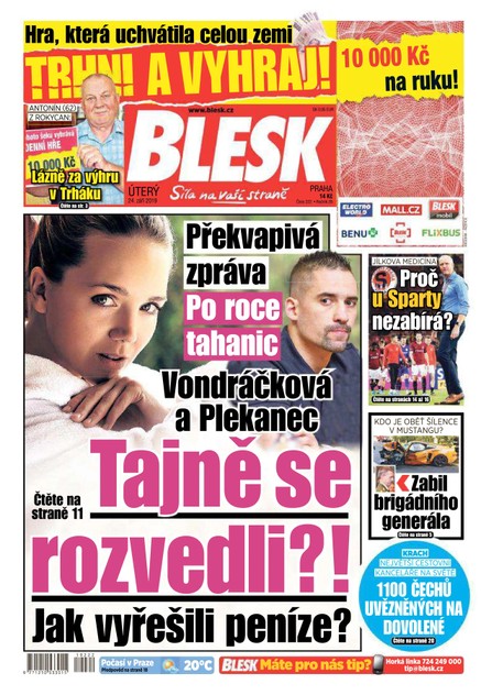 Blesk - 24.9.2019