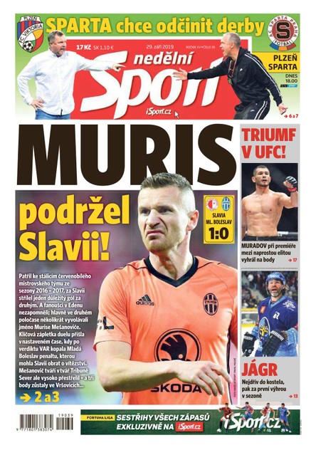 Nedělní Sport - 29.9.2019